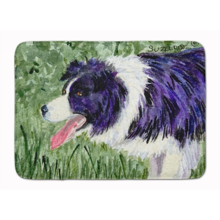 Carolines Treasures Border Collie Machine Washable Memory Foam Mat SS8843RUG